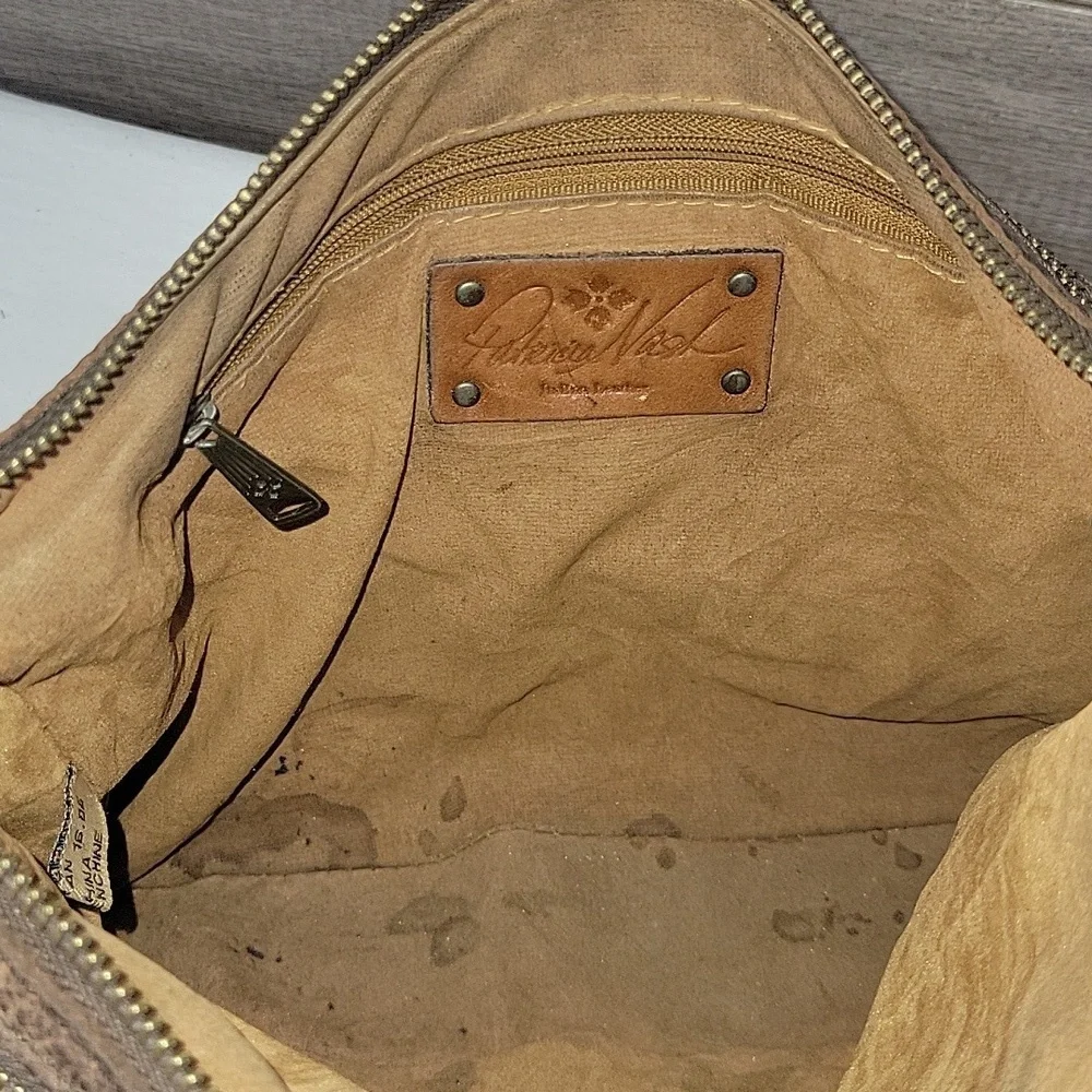 Patricia Nash Vintage Inspired Brown Leather Women Bag